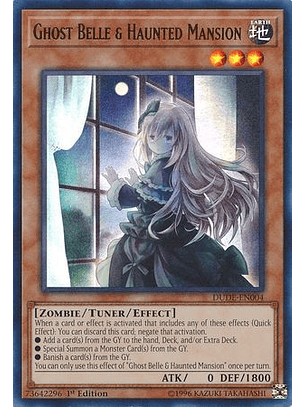 Ghost Belle & Haunted Mansion - DUDE-EN004 - Ultra Rare  