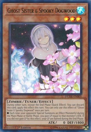 Ghost Sister & Spooky Dogwood - DUDE-EN005 - Ultra Rare   1