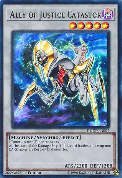 Ally of Justice Catastor - DUDE-EN007 - Ultra Rare