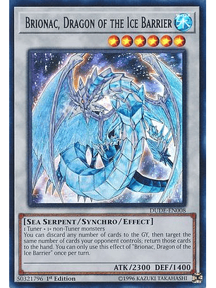 Brionac, Dragon of the Ice Barrier - DUDE-EN008 - Ultra Rare 