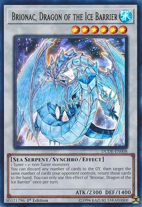 Brionac, Dragon of the Ice Barrier - DUDE-EN008 - Ultra Rare 