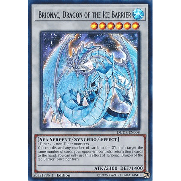 Brionac, Dragon of the Ice Barrier - DUDE-EN008 - Ultra Rare 