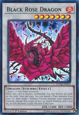 Black Rose Dragon - DUDE-EN010 - Ultra Rare 1