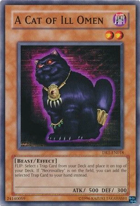 A Cat of Ill Omen - DR1-EN018 - Common