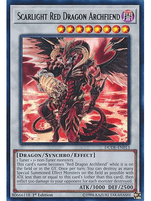 Scarlight Red Dragon Archfiend - DUDE-EN013 - Ultra Rare  