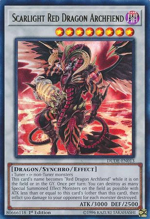 Scarlight Red Dragon Archfiend - DUDE-EN013 - Ultra Rare  