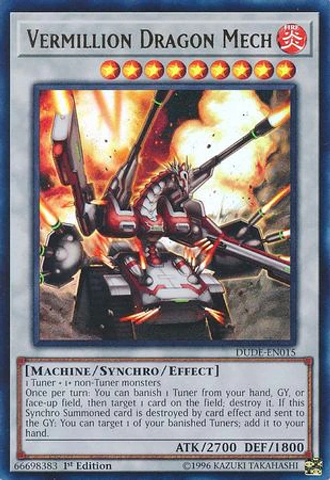 Vermillion Dragon Mech - DUDE-EN015 - Ultra Rare