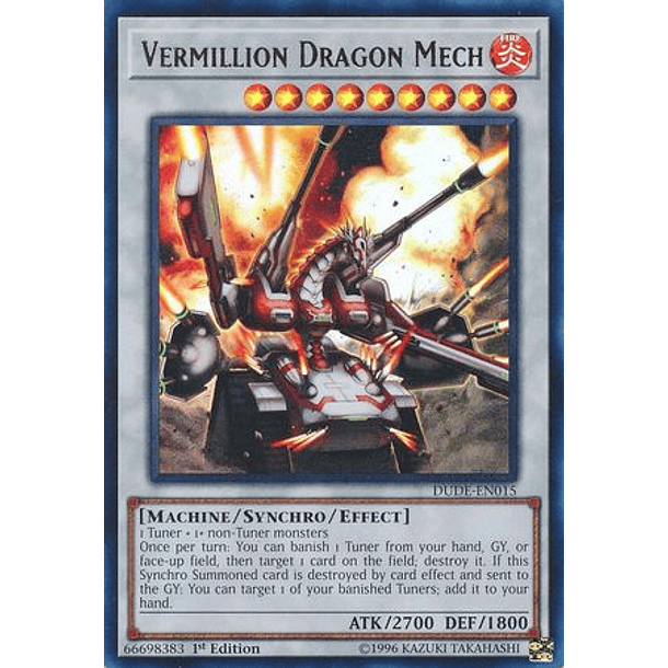 Vermillion Dragon Mech - DUDE-EN015 - Ultra Rare