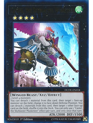 Castel, the Skyblaster Musketeer - DUDE-EN018 - Ultra Rare