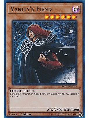 Vanity's Fiend - DUDE-EN034 - Ultra Rare 