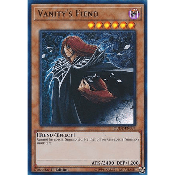 Vanity's Fiend - DUDE-EN034 - Ultra Rare 