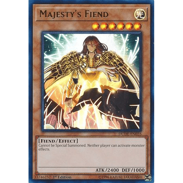 Majesty's Fiend - DUDE-EN035 - Ultra Rare