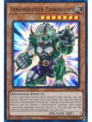 Dinowrestler Pankratops - DUDE-EN036 - Ultra Rare