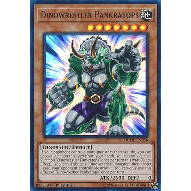 Dinowrestler Pankratops - DUDE-EN036 - Ultra Rare