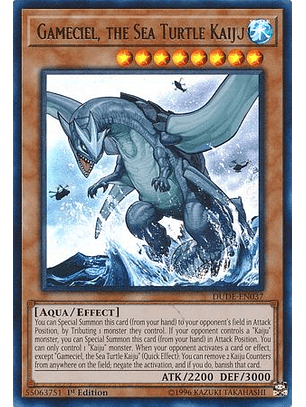 Gameciel, the Sea Turtle Kaiju - DUDE-EN037 - Ultra Rare 