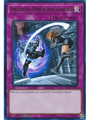 Different Dimension Ground - DUDE-EN045 - Ultra Rare 