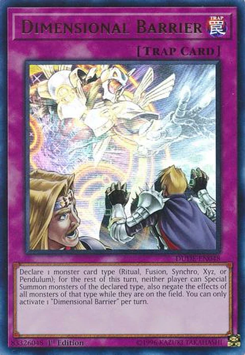 Dimensional Barrier - DUDE-EN048 - Ultra Rare