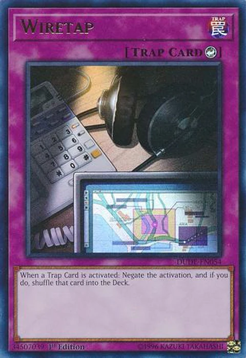 Wiretap - DUDE-EN054 - Ultra Rare 