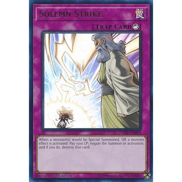 Solemn Strike - DUDE-EN055 - Ultra Rare