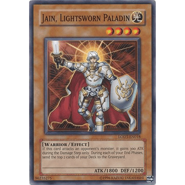 Jain, Lightsworn Paladin - LODT-EN018 - Common 