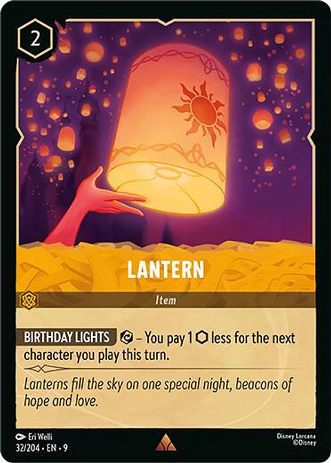 Lantern - 32/204 - Rare - 9 