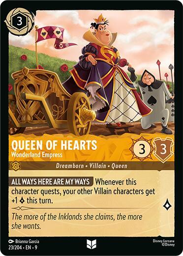 Queen of Hearts - Wonderland Empress - 23/204 - Uncommon - 9  1