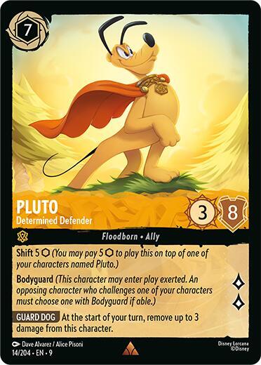 Pluto - Determined Defender - Fabled - 14/204 - Rare - 9  1