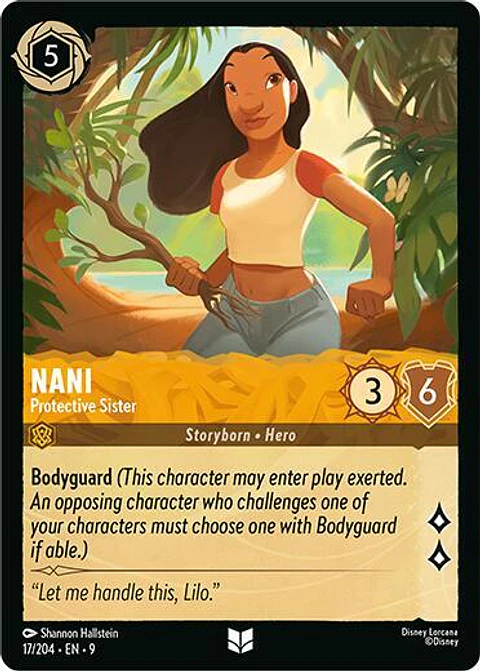 Nani - Protective Sister - 17/204 - Uncommon - 9 