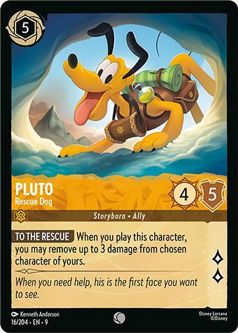 Pluto - Rescue Dog - 16/204 - Common - 9