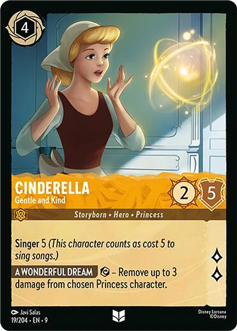 Cinderella - Gentle and Kind - 19/204 - Uncommon - 9