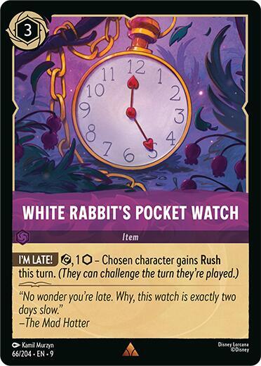 White Rabbit's Pocket Watch - 66/204 - Rare - 9  1