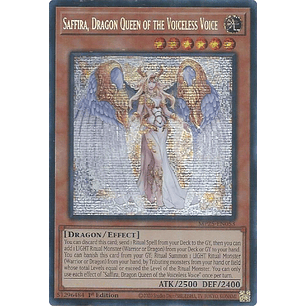 Saffira, Dragon Queen of the Voiceless Voice - MP25-EN053 - Prismatic Secret Rare