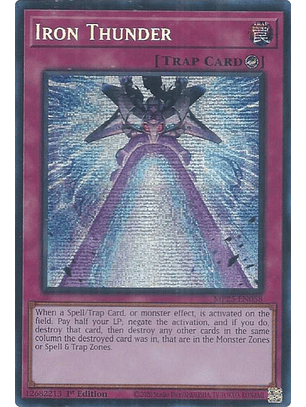 Iron Thunder - MP25-EN058 - Prismatic Secret Rare 