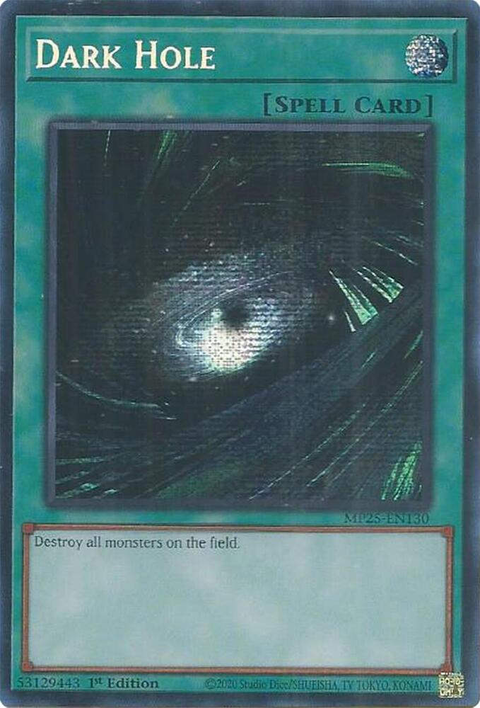 Dark Hole - MP25-EN130 - Prismatic Secret Rare  1