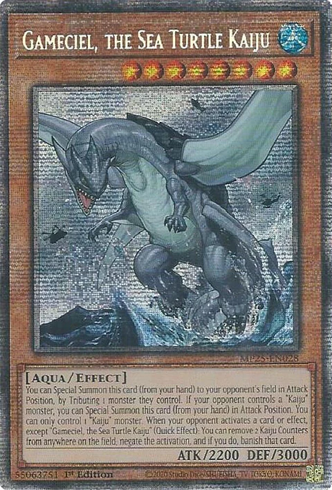 Gameciel, the Sea Turtle Kaiju - MP25-EN028 - Starlight Rare 
