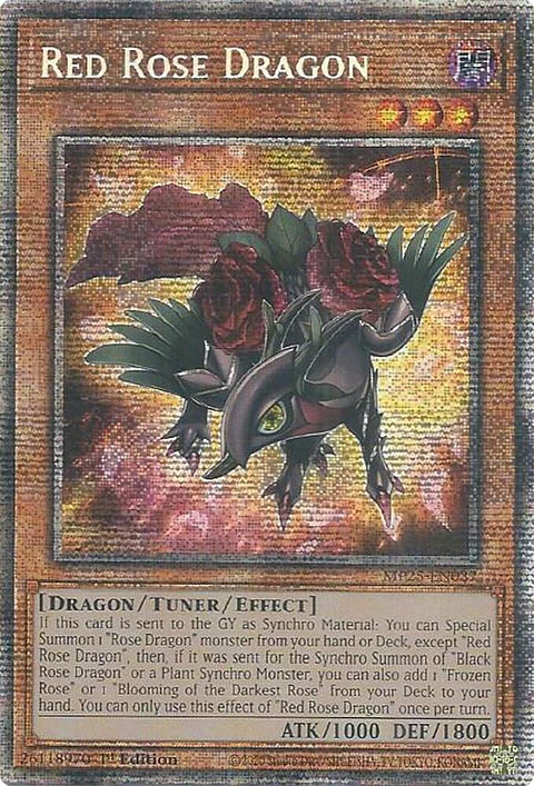 Red Rose Dragon - MP25-EN037 - Starlight Rare