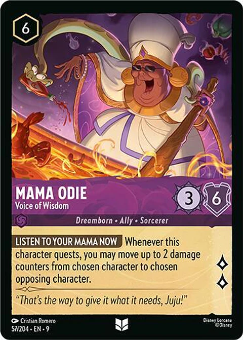 Mama Odie - Voice of Wisdom - 57/204 - Uncommon - 9 