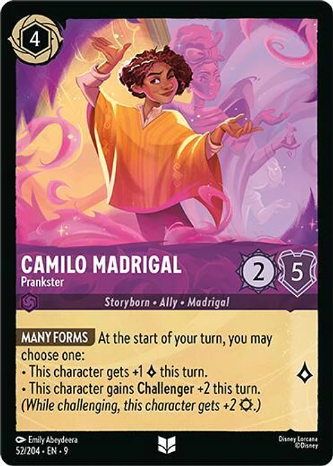 Camilo Madrigal - Prankster - 52/204 - Uncommon - 9 