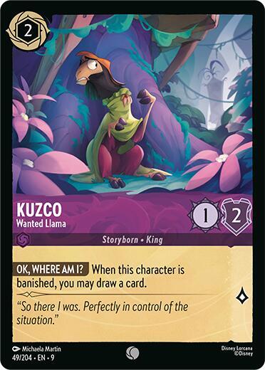Kuzco - Wanted Llama - 49/204 - Common - 9  1