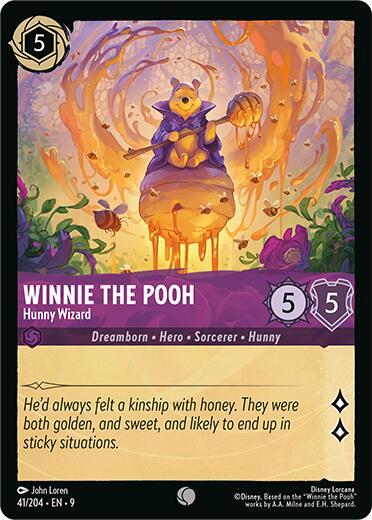 Winnie the Pooh - Hunny Wizard - 41/204 - Common - 9  1