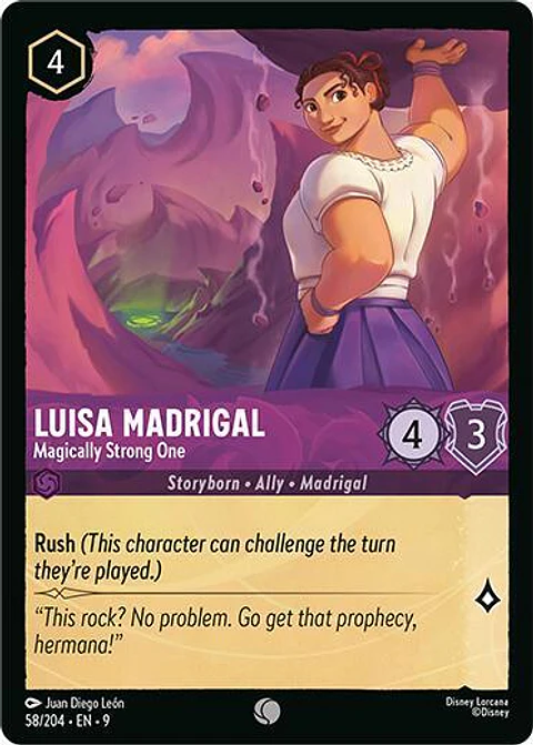Luisa Madrigal - Magically Strong One - 58/204 - Common - 9 