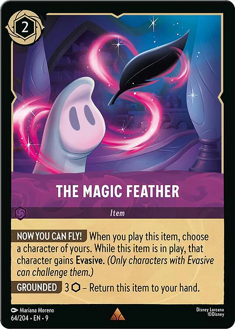 The Magic Feather - 64/204 - Rare - 9 