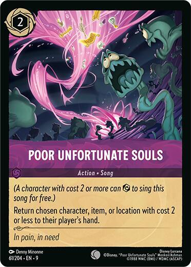 Poor Unfortunate Souls - 61/204 - Common - 9 1