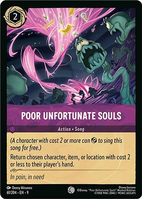 Poor Unfortunate Souls - 61/204 - Common - 9