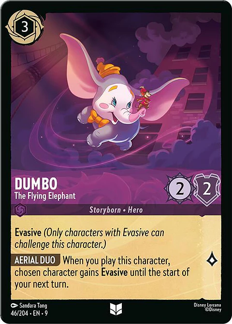 Dumbo - The Flying Elephant - 46/204 - Uncommon - 9 