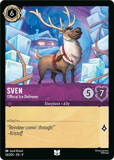 Sven - Official Ice Deliverer - 56/204 - Uncommon - 9  1