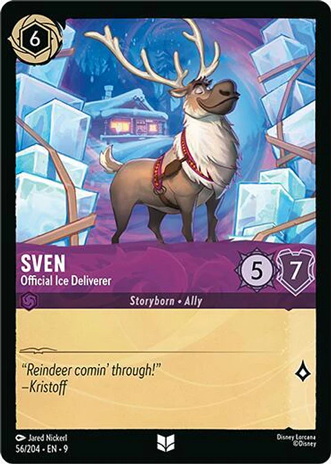 Sven - Official Ice Deliverer - 56/204 - Uncommon - 9 
