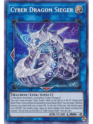 Cyber Dragon Sieger - MP19-EN108 - Prismatic Secret Rare