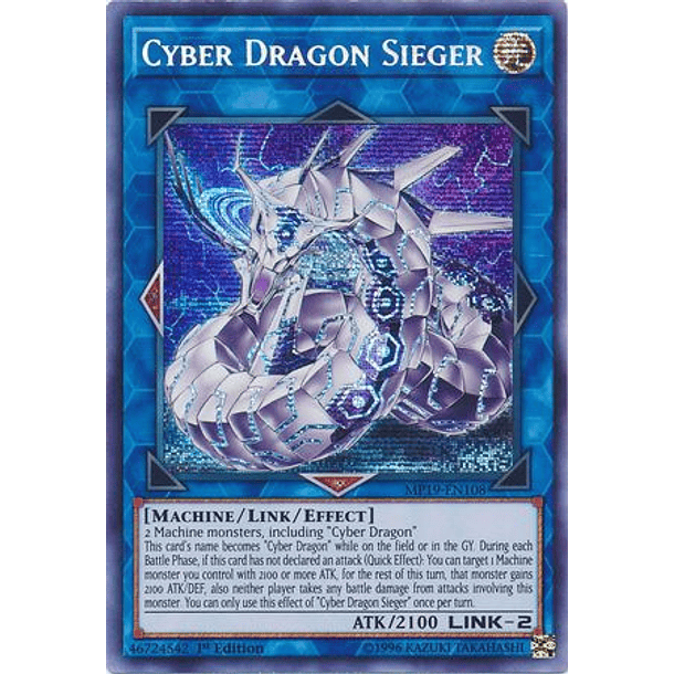 Cyber Dragon Sieger - MP19-EN108 - Prismatic Secret Rare