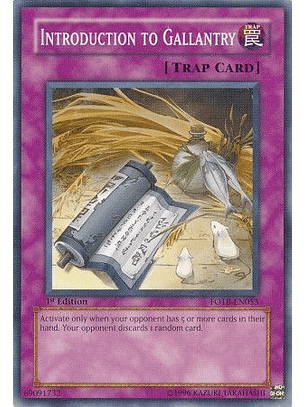 Introduction to Gallantry - FOTB-EN053 - Common